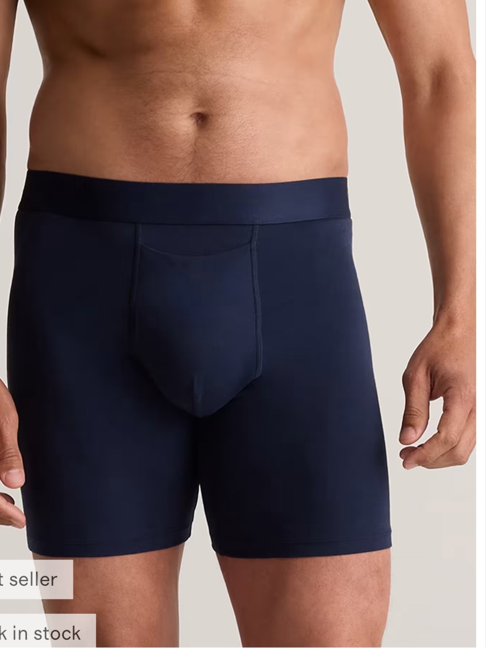 Quince Organic Cotton 6'' Boxer Brief (3-pack) Navy Sz XXL NEW